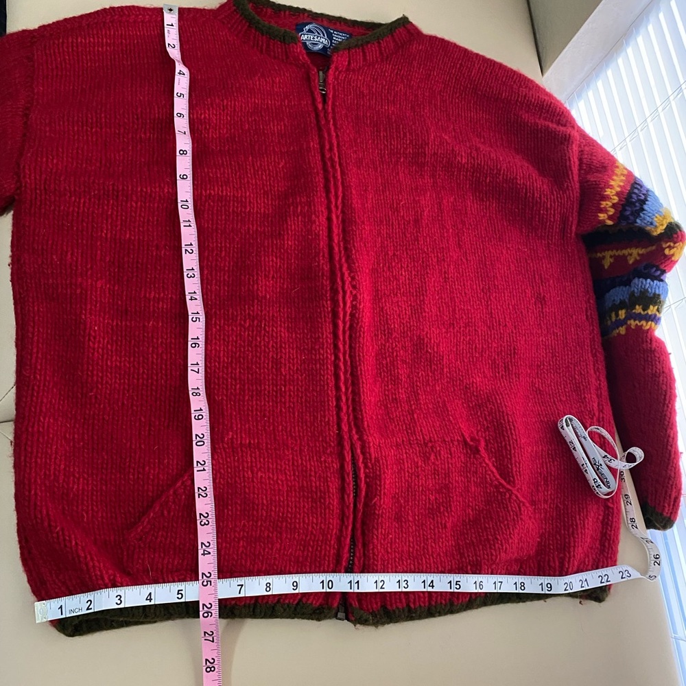 🎉HP🎉 Handmade 100% wool sweater - Picture 5 of 9